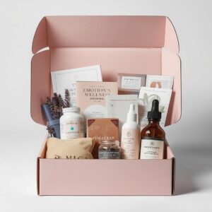 Box voor stemmingswisselingen tijdens de overgang; natuurlijke ondersteuning voor balans en rust